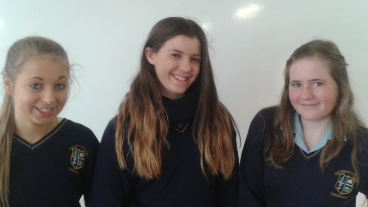 Hollie O'Connor, Rachel Judge and Sarah Heavenor. 