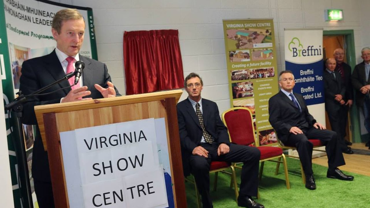 An Taoiseach Enda Kenny at the Virginia Show Centre launch. 