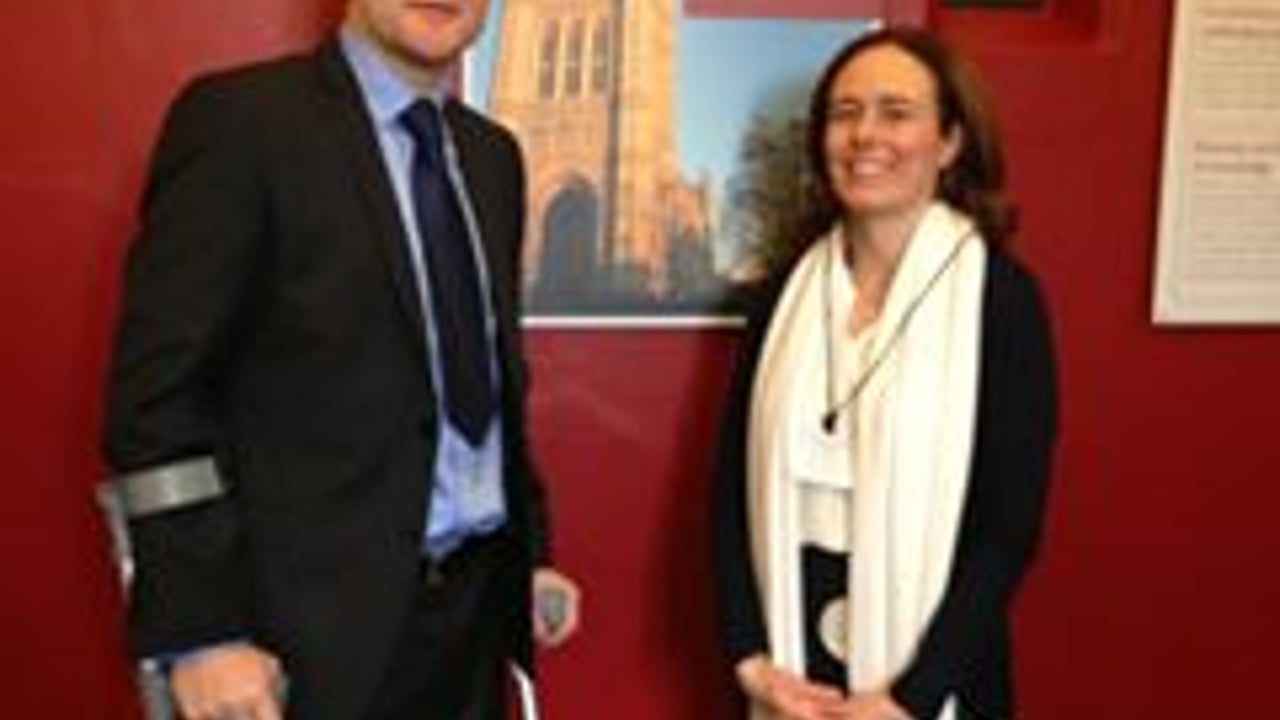 James and Emma Nolan in London for the awards ceremony. 