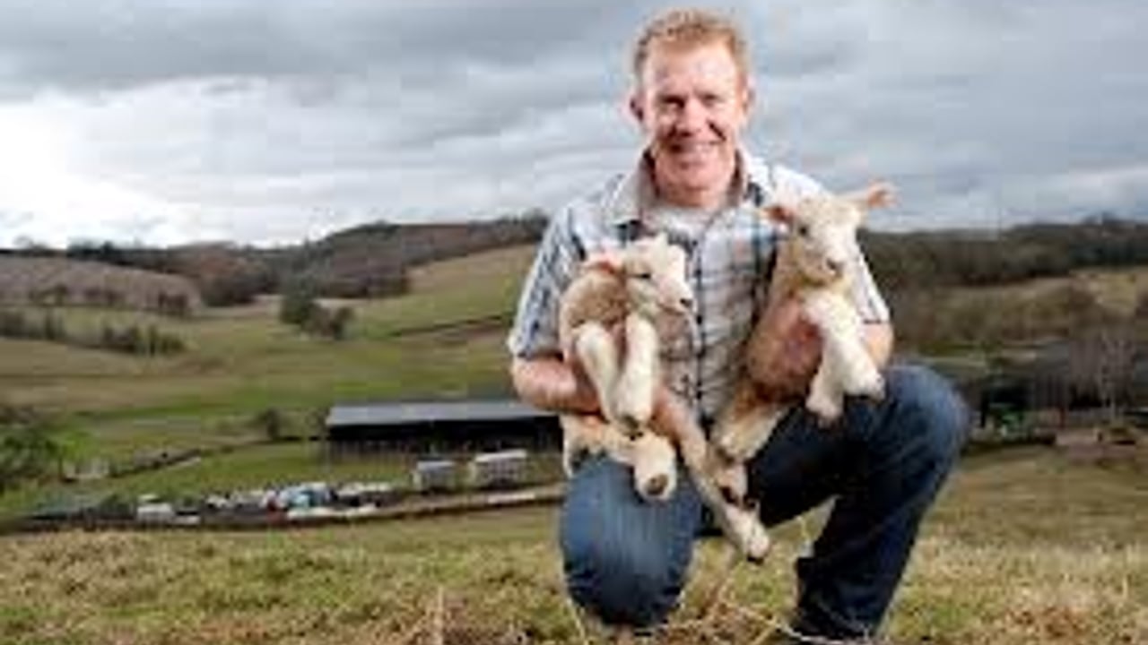 Adam Henson farms 1,600 acres in the Cotswolds. 