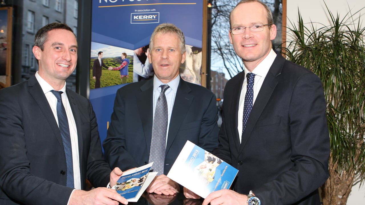 ASA President Eoin Lowry, Stan McCarthy, chief executive Kerry Group and Minister Simon Coveney 