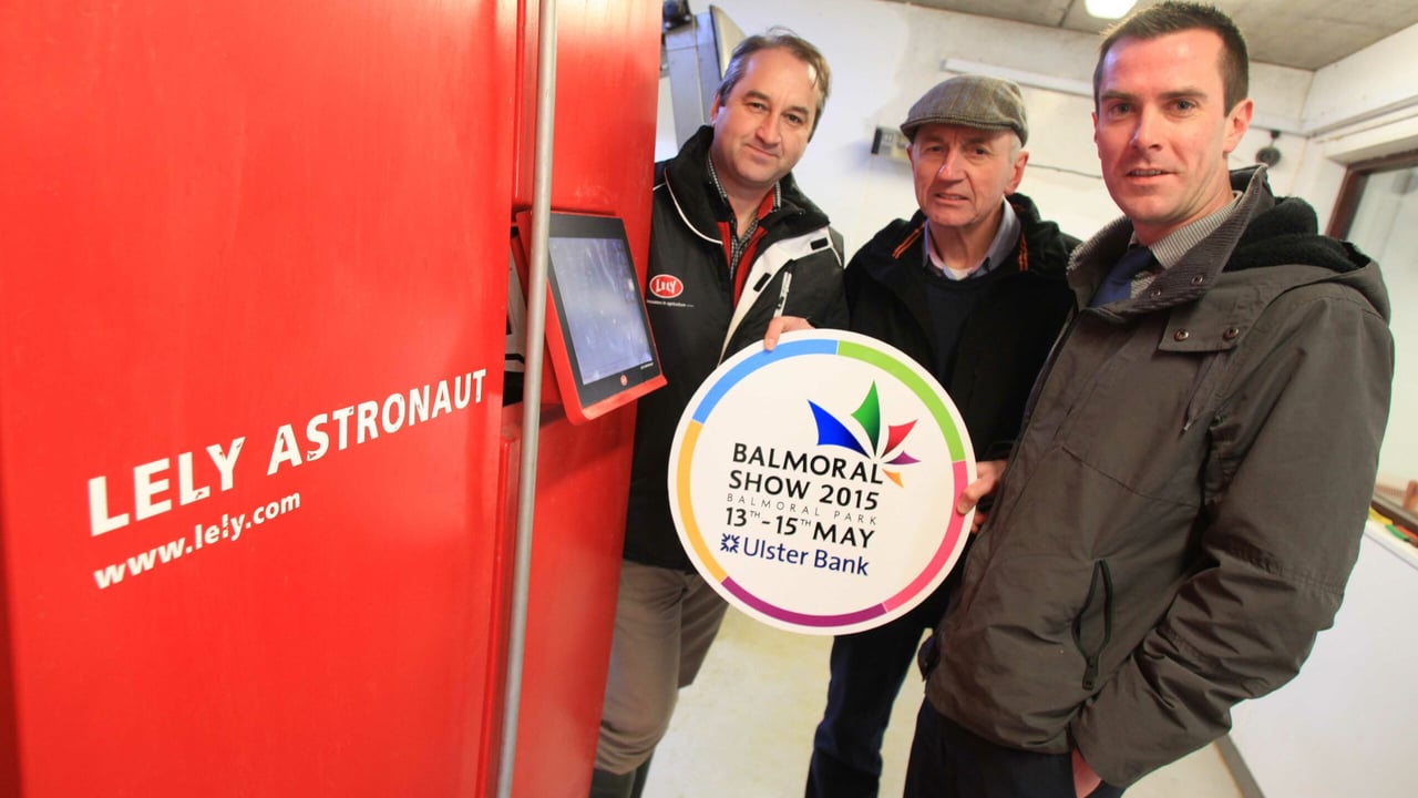 Lely will host a live robotic milking event at the 2015 Balmoral Show