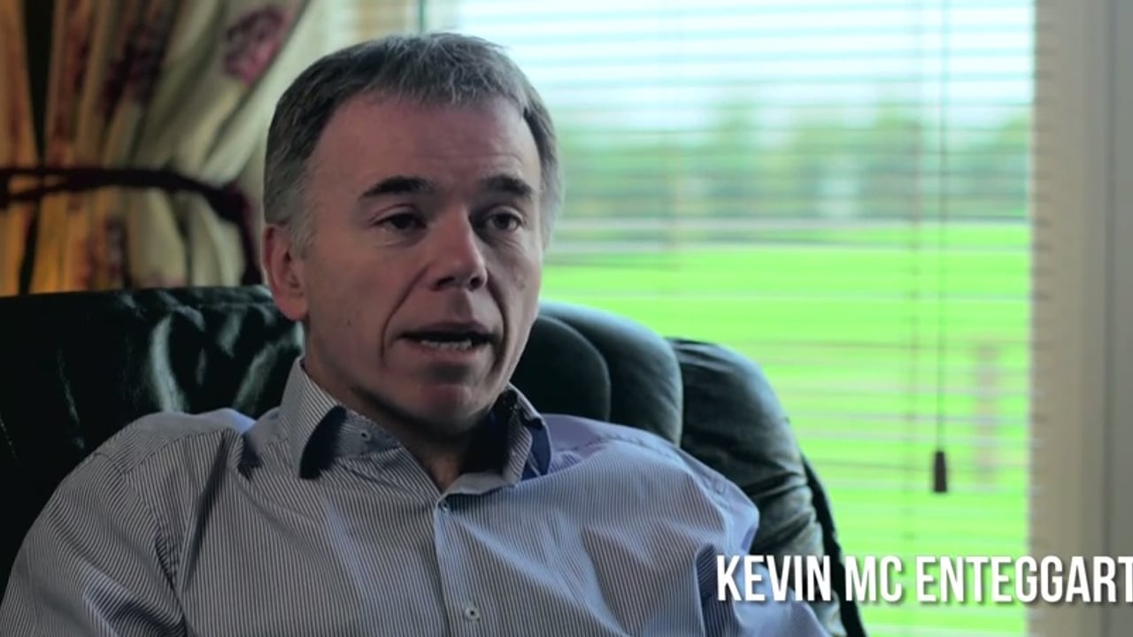 Kevin McEnteggart talks about how he survived a fall into a slurry tank 