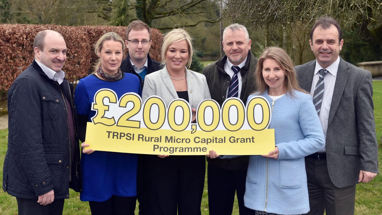 Minister Michelle O’Neill at the launch of the new programme