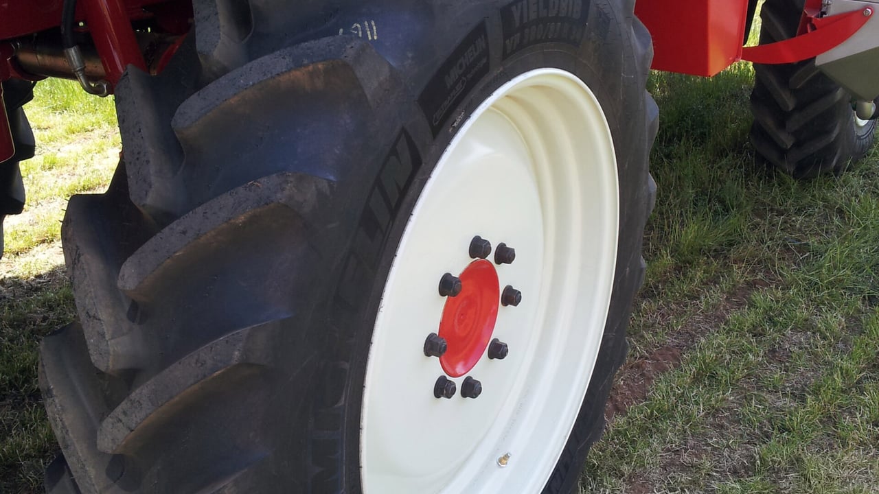 The 'stubble deflecting' Michelin tyre 