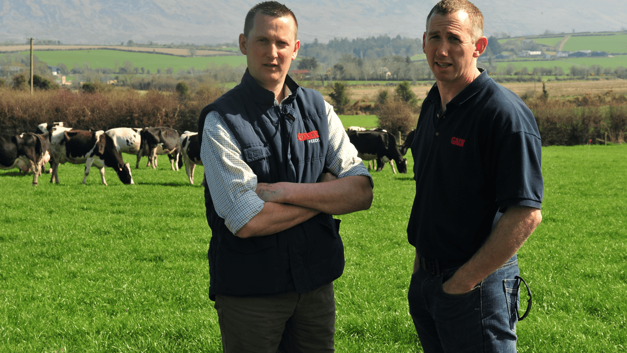 James Doyle with GAIN Feeds John Enright.