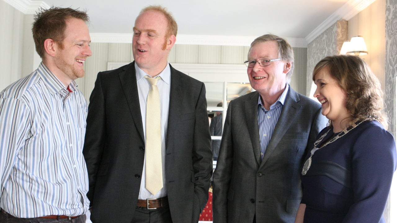 At the ACA annual conference and AGM Cathal Hennessy,Lightsource, Paddy Bruton,Forest Service Kilkenny, Philip Farrelly,Balbriggan and Laura Johnston,President ACA.