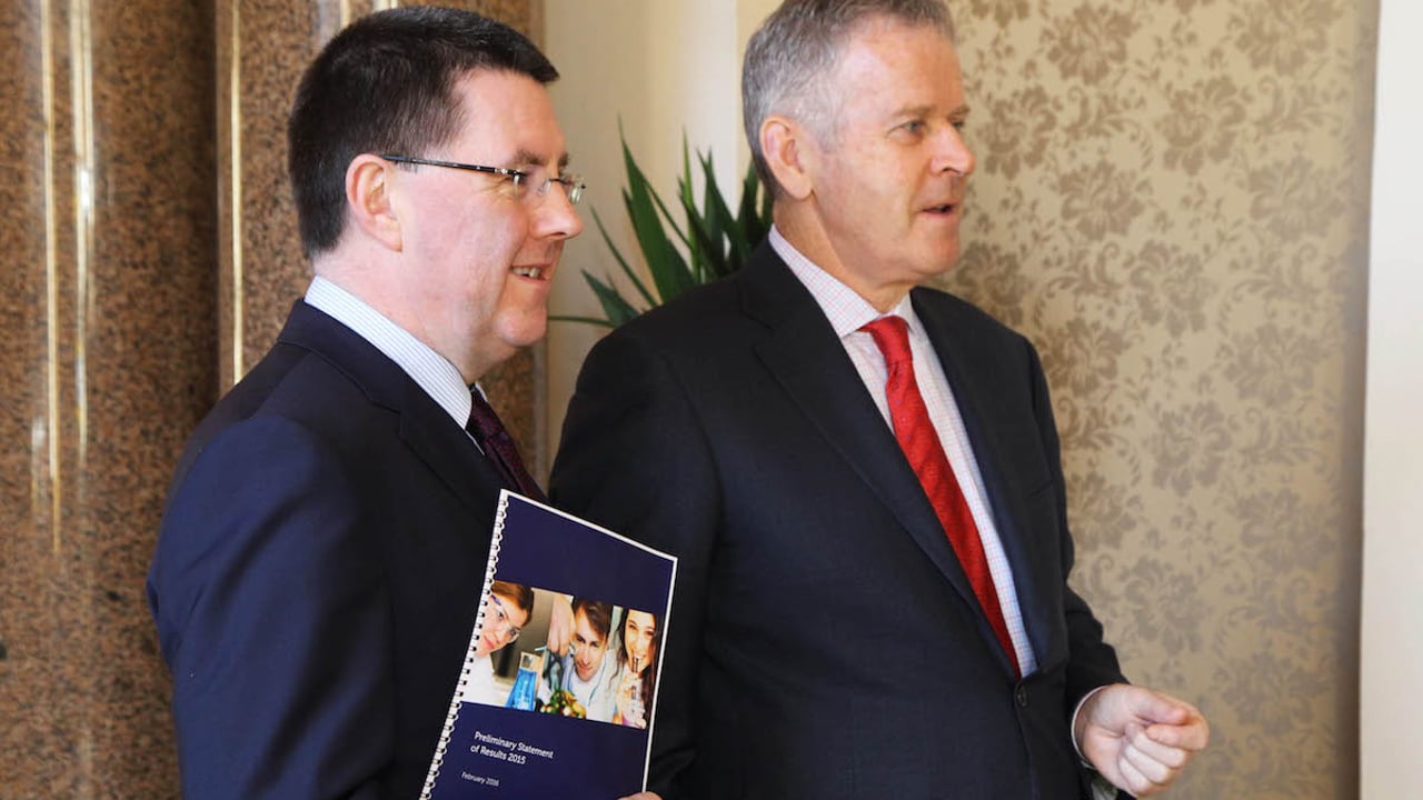 Brian Mehigan, CFO and Stan Mc Carthy Chief Executive Kerry Group.  
