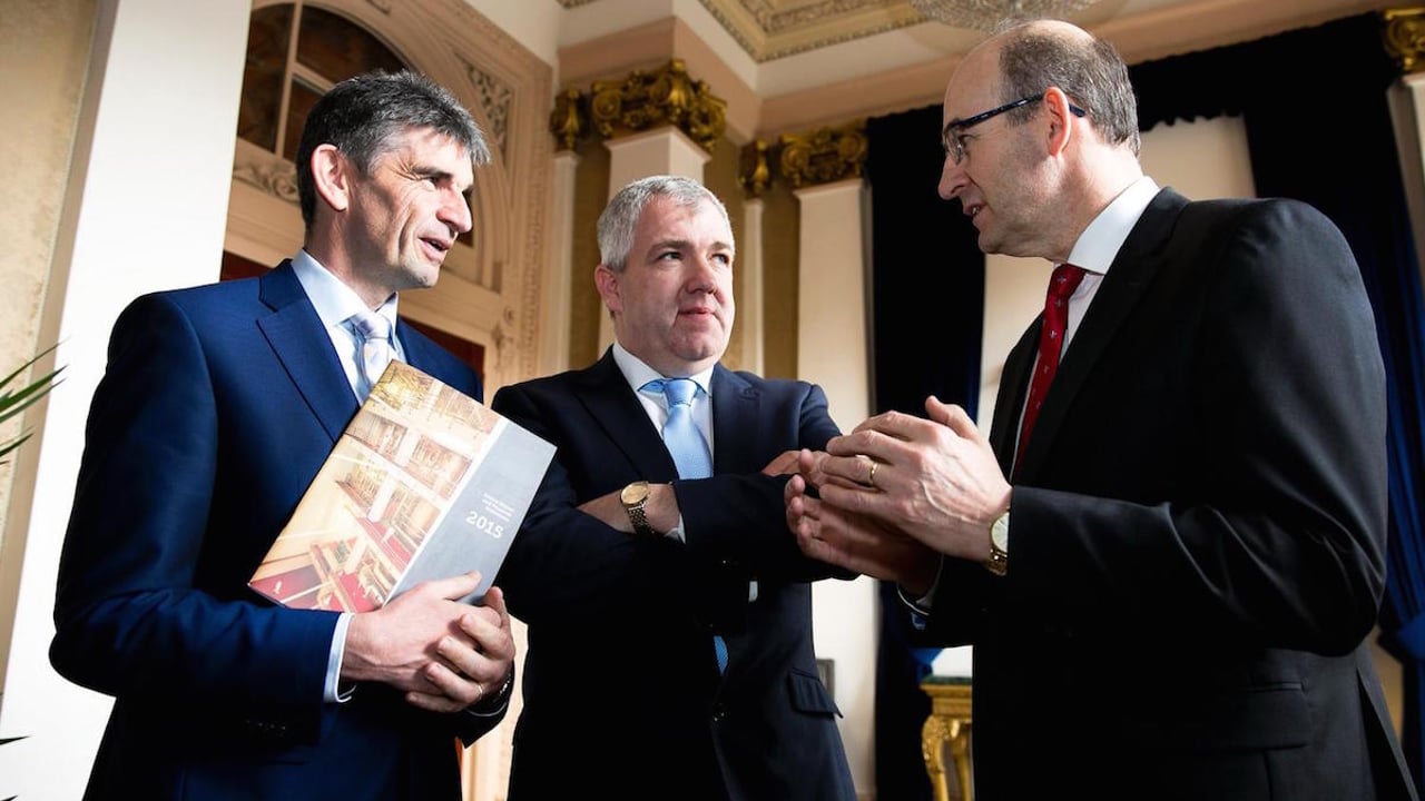 Michael Harte, Chief Financial Officer, James Lynch, Chairman and Jim Woulfe, Chief Executive.
Photo Fennell Photography
