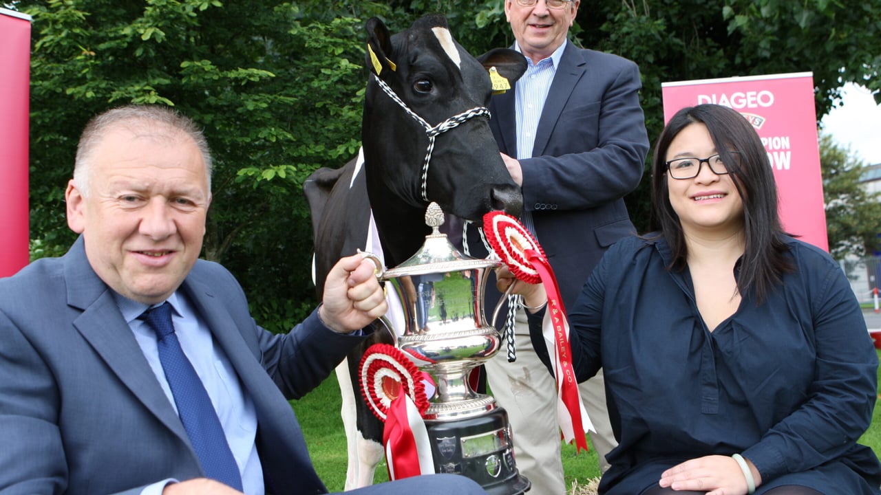 Martin Tynan Glanbia Ingredients Ireland Virginia; Brendan Smyth the Competition Director, Hazel Chu, Diageo Ireland