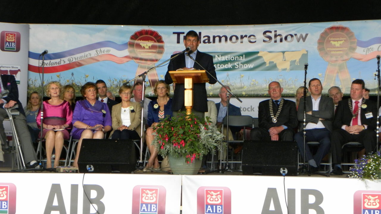 Minister of State Andrew Doyle at the 2016 Tullamore Show