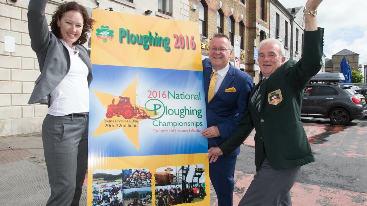 NPA Chairman PJ Lynam, Susan Maher Bank of Ireland Agri Development Manager and Bank of Ireland Tullamore Manager Joe Fennell.