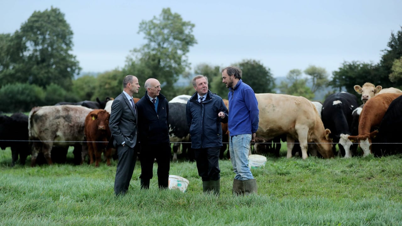  (From L to R) Joe O'Flaherty, CEO, Animal Health Ireland, Martin Blake, Chief Veterinary Officer at the Department of Agricultrue, Minister Michael Creed and Justin Walsh