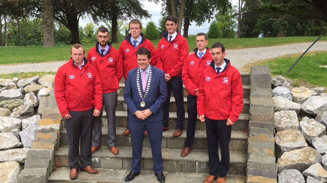 L-R: Brian Keegan, Thomas Duffy, Michael Kenny, Kevin Moran, Stephen Robb, Mattie John Kelly.
