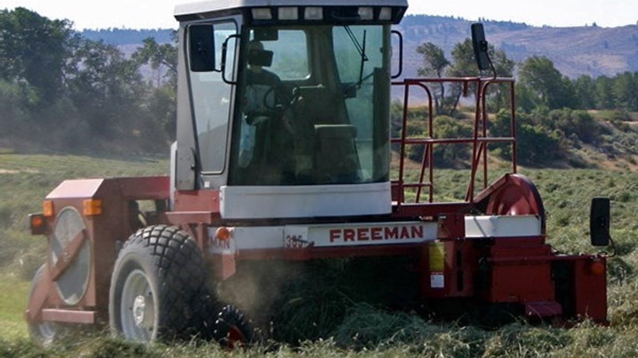 The Freeman 280SP is a self-propelled machine with a difference