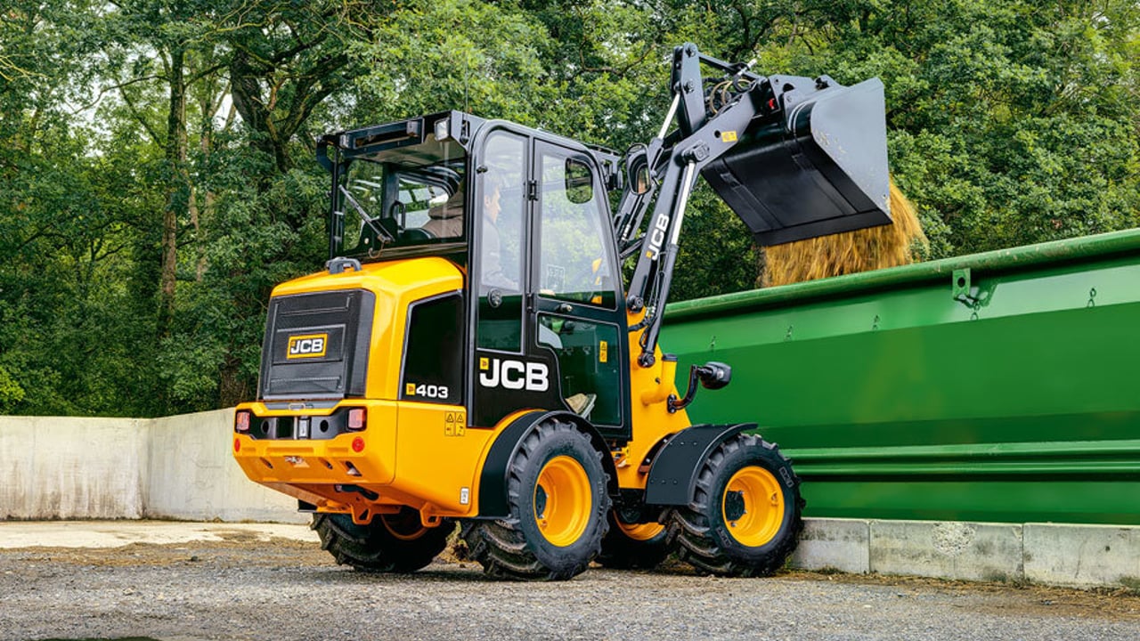 The 403 Agri is the latest compact loader from JCB.