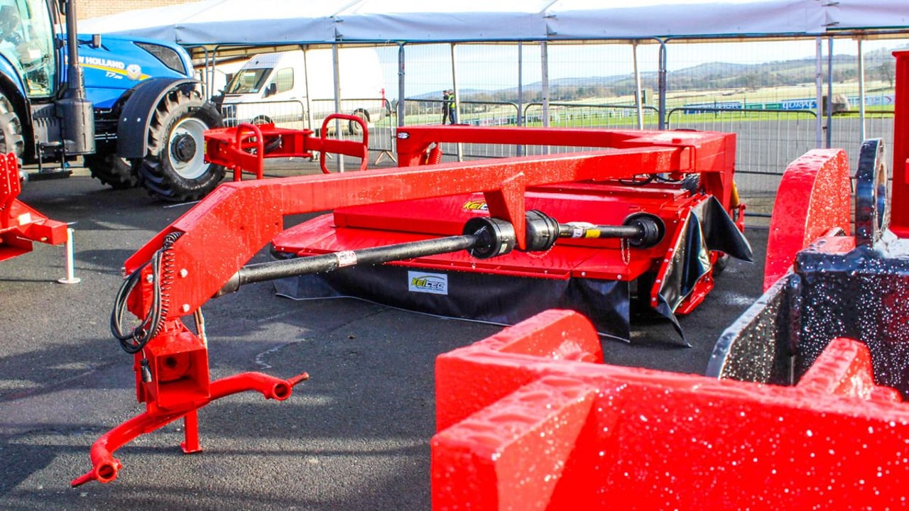 This 3m-wide Keltec mower-conditioner was spotted at last week's FTMTA show