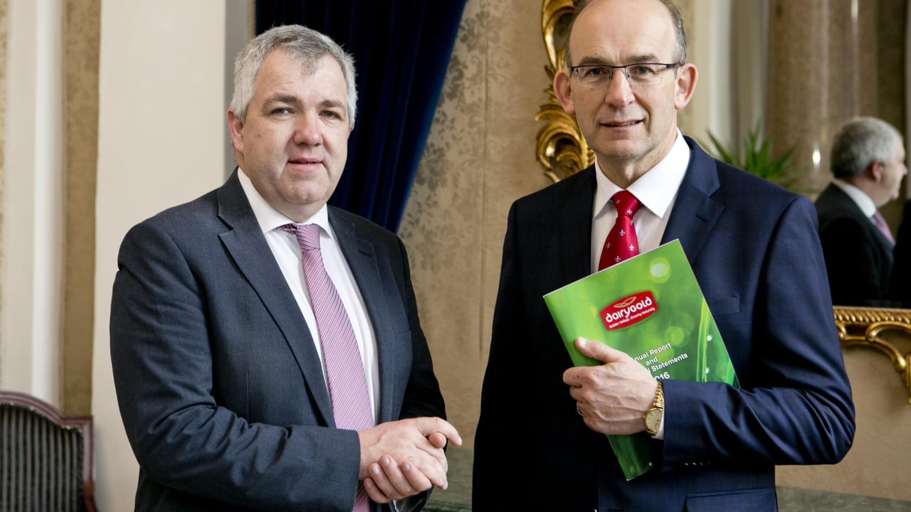 L-R: James Lynch, Daiygold Chairman and Jim Woulfe Dairygold CEO