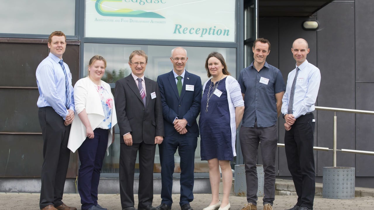 From (L to R):  David Wall, Fiona Brennan, Frank O'Mara, Peter Cotgreave, Fiona Doohan, Tim Mauchline and Paul Cotter. Picture: Patrick Browne