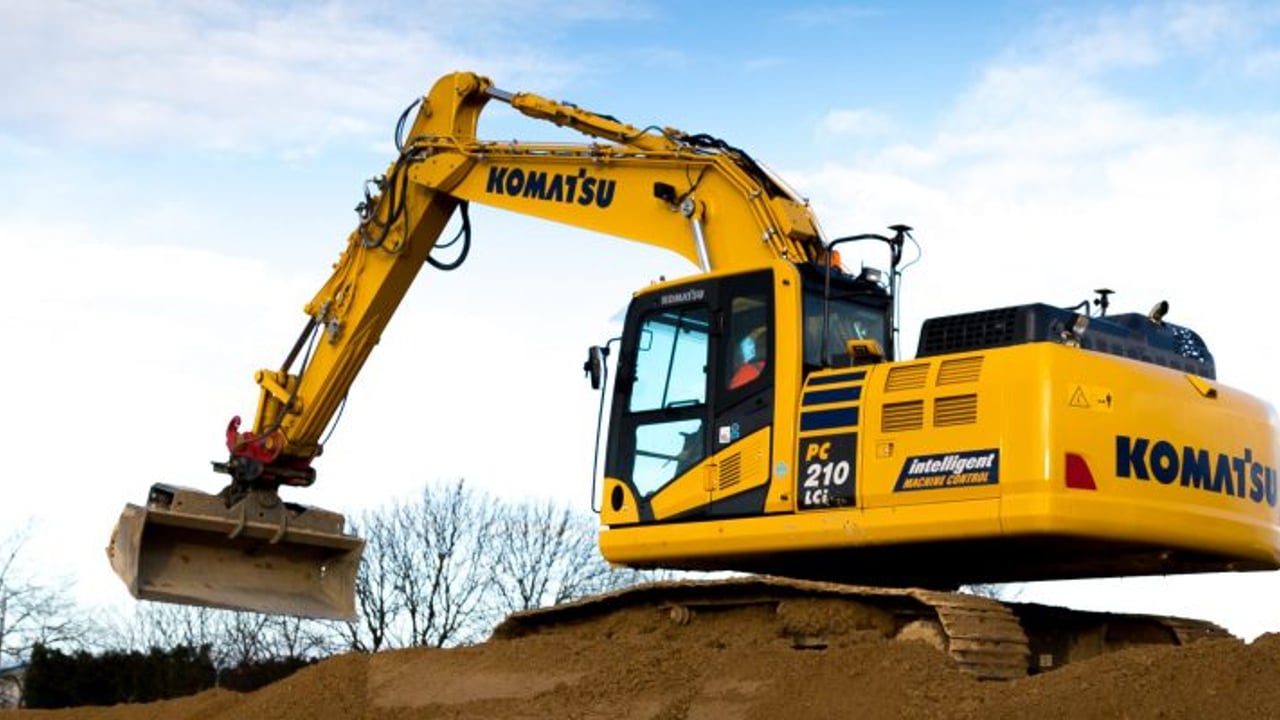 The tracked machine that knows when to stop digging