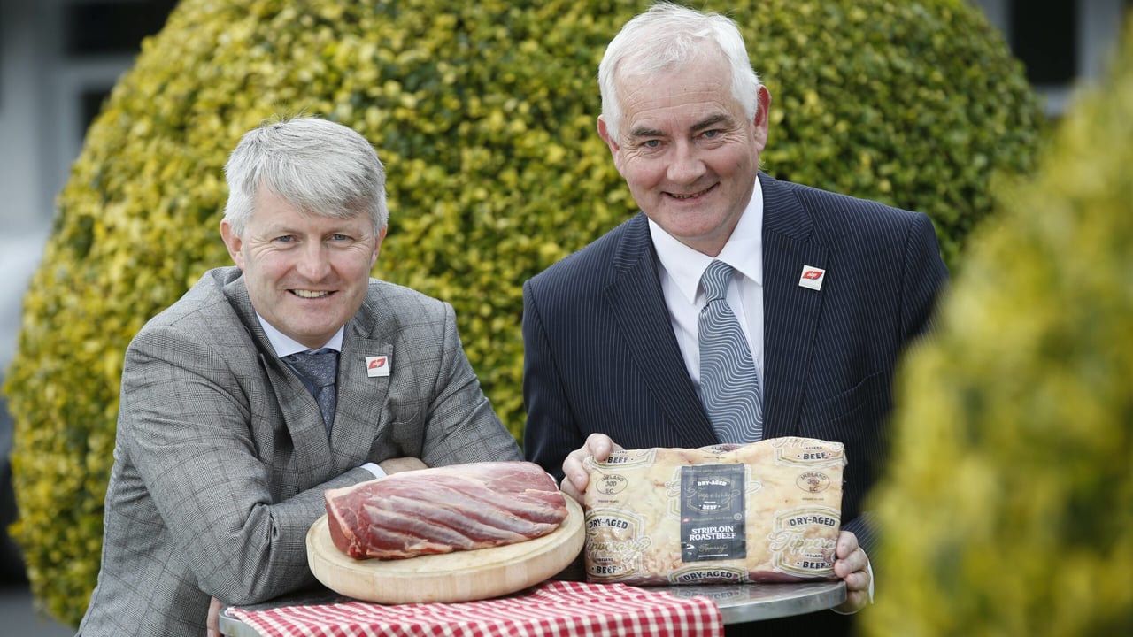 Eoin Ryan (left), International Sales Manager and John Durkan, Head of Sustainability, ABP Food Group. Image source: Conor McCabe Photography