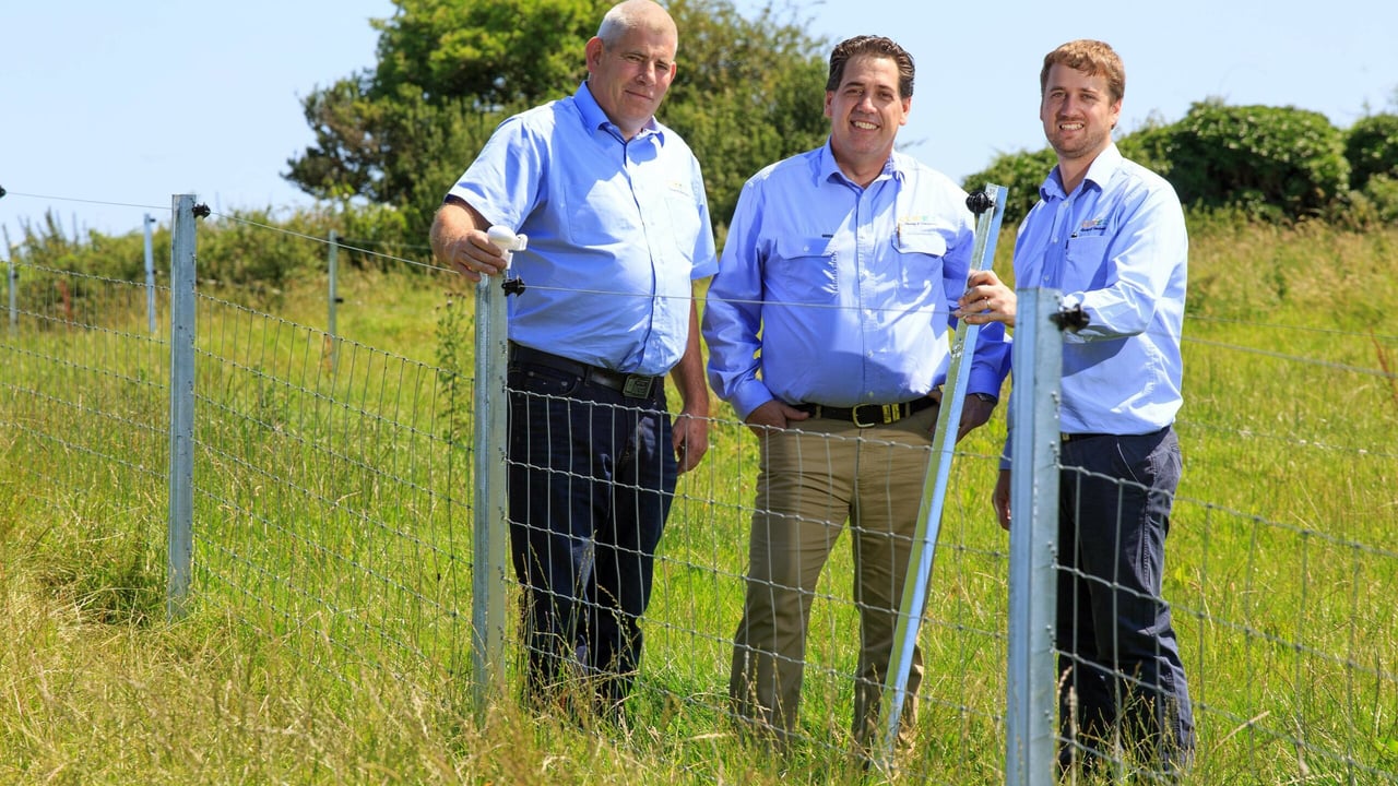 L-R: Kevin Lernihan, Clipex Ireland; Ashley Olsson, Clipex Founder; and Ned Olsson, Clipex CEO