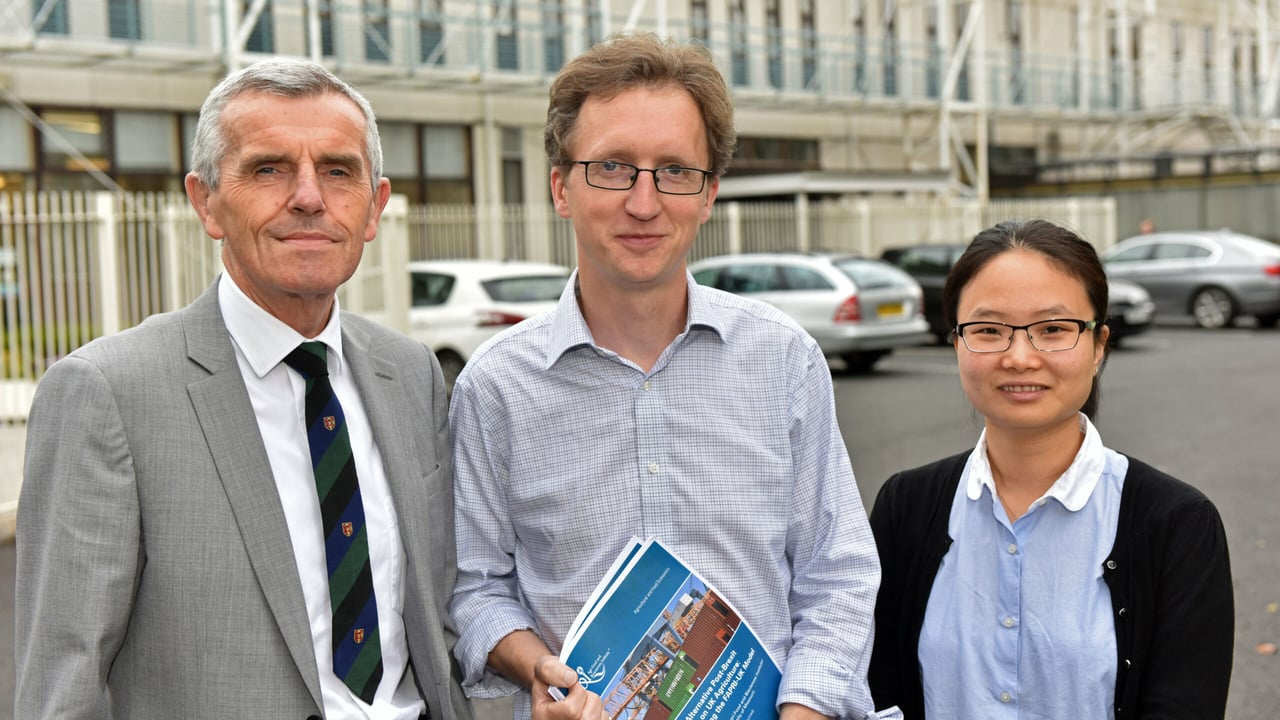 Prof. John Davis, Dr. Myles Patton and Dr. Siyi Feng