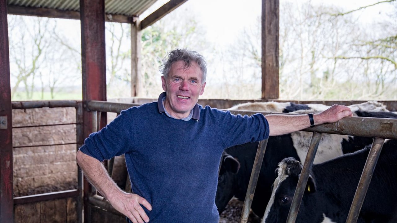 Gerald Quain pictured on the farm
