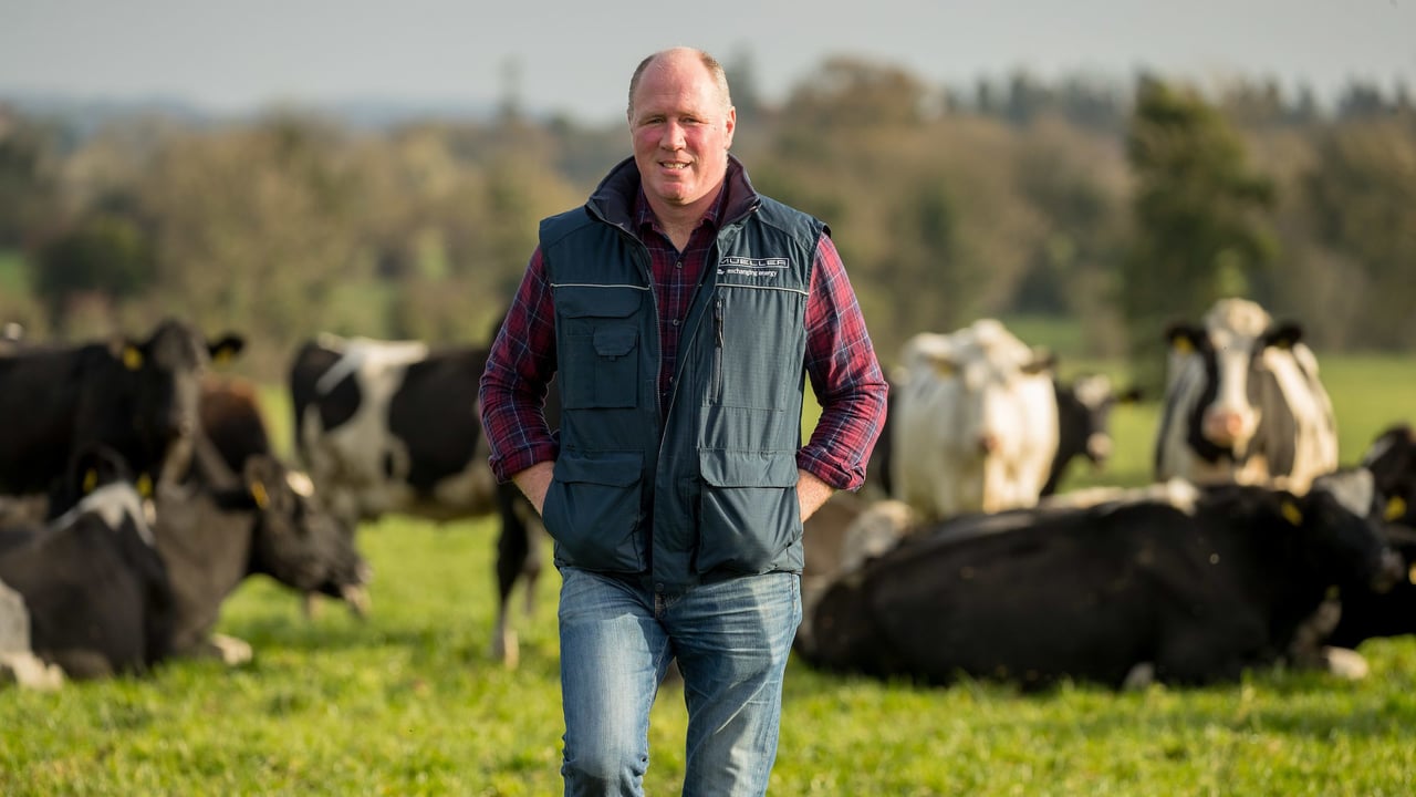 Origin Green Dairy Farmer Eugene Fitzpatrick farms outside Granard, Co. Longford and supplies milk to Lakeland Dairies. Image source: Dylan Vaughan
