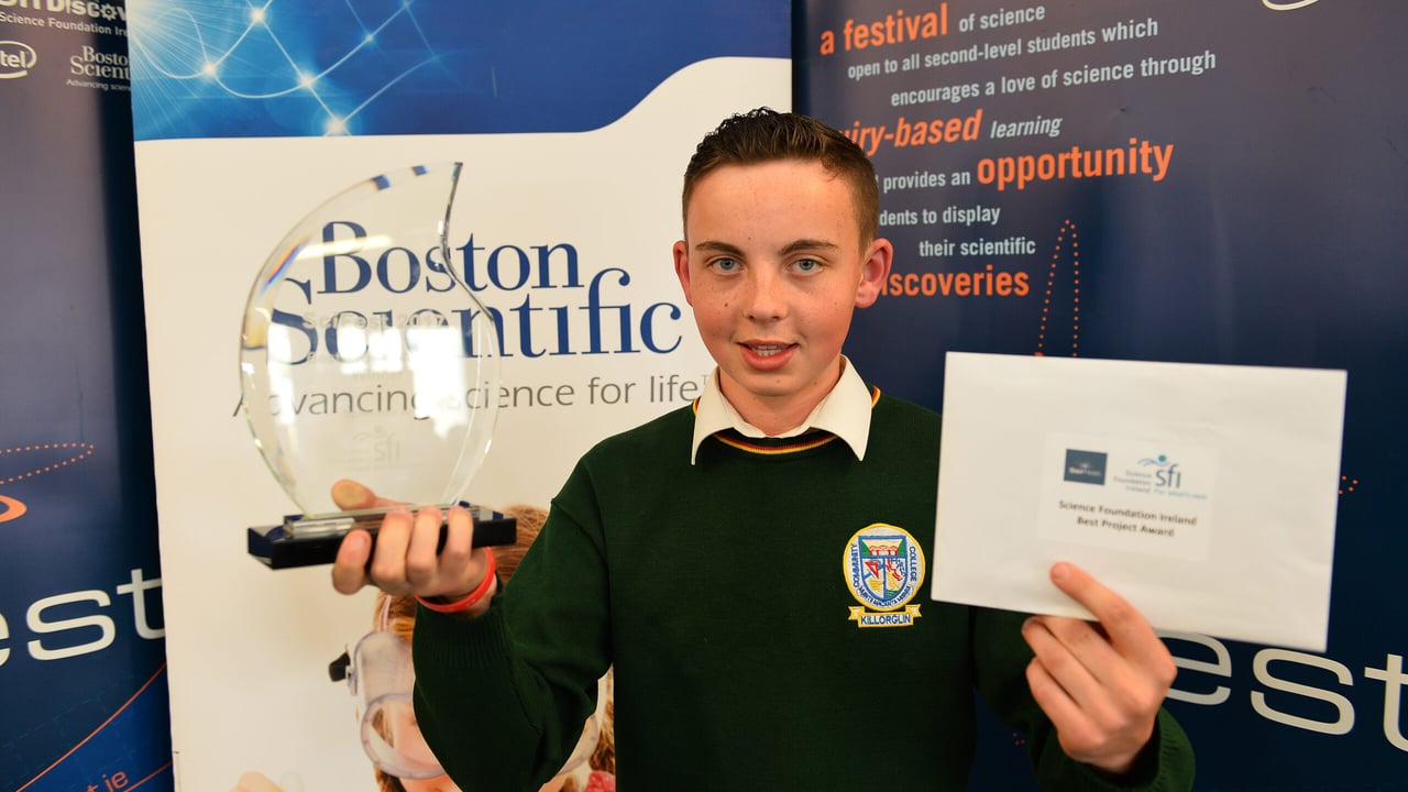 Jack Nagle from Co. Kerry is one of the students competing in the national finals