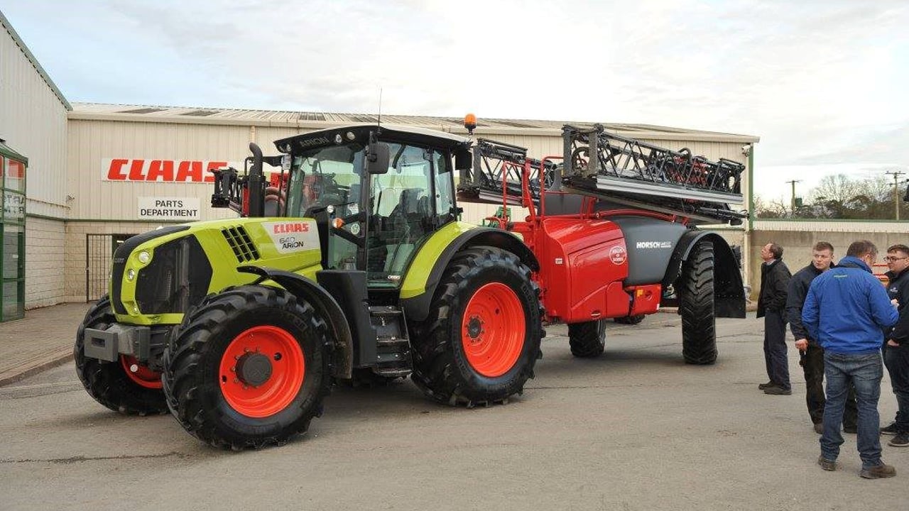 Sprayers and drills front and centre in Borris - on 'Black Tuesday'
