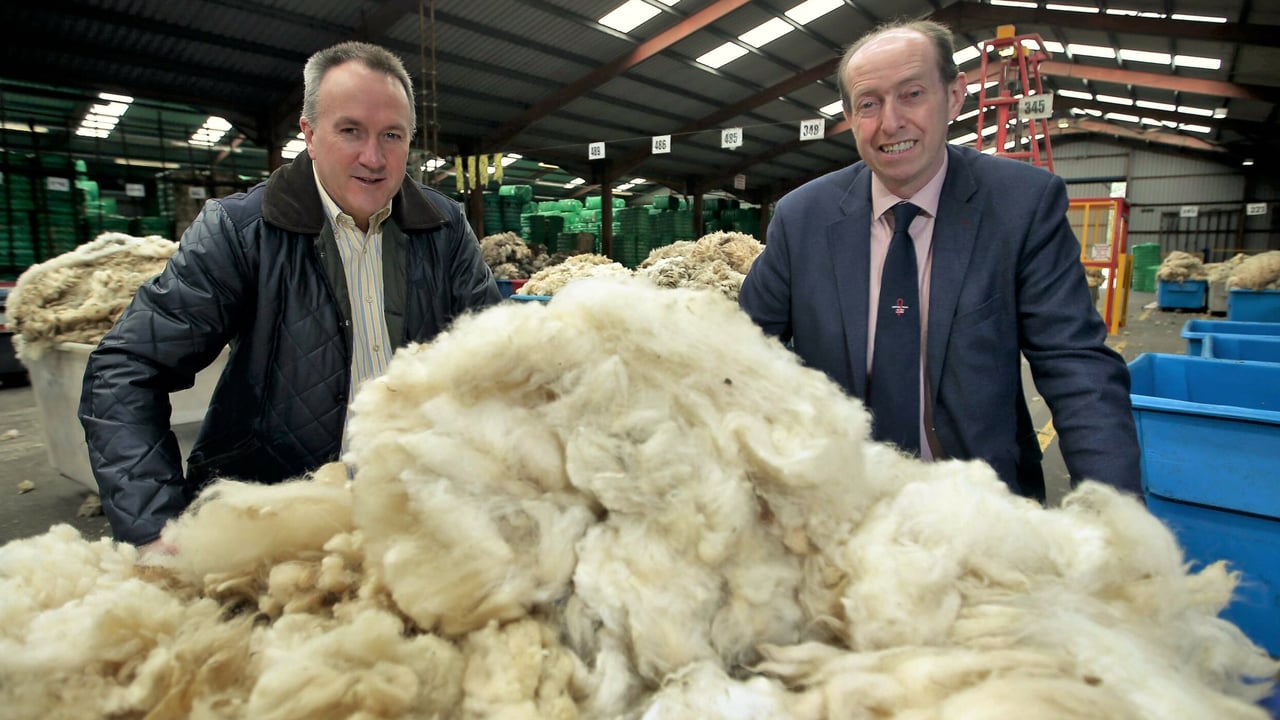 Brendan Kelly and Ian Buchanan from Ulster Wool