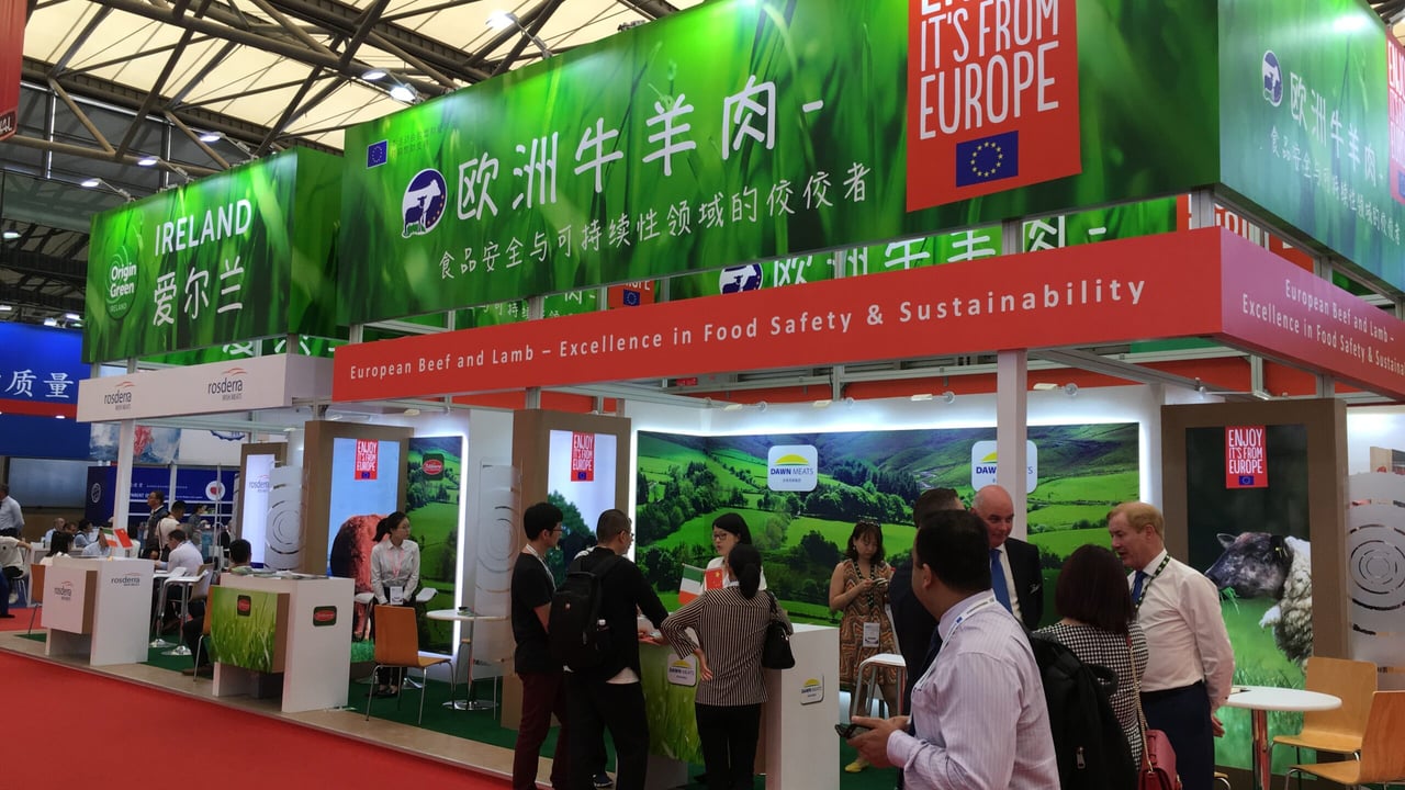 A number of Irish meat processors attended a major trade fair in China recently