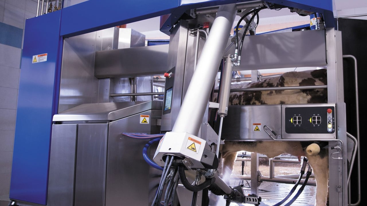 New robotic milking system from DeLaval