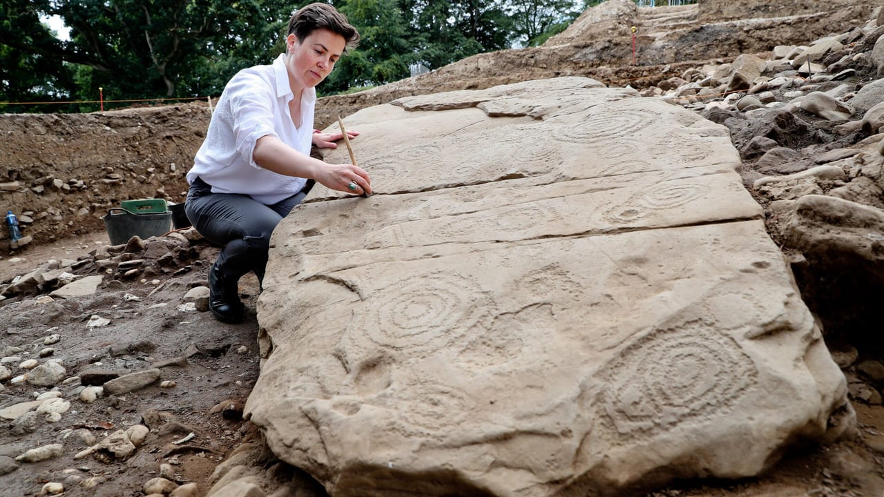 Dr. Cliodhna Ni Lionain, Devenish’s lead archaeologist. Image source: Maxwell's Photography