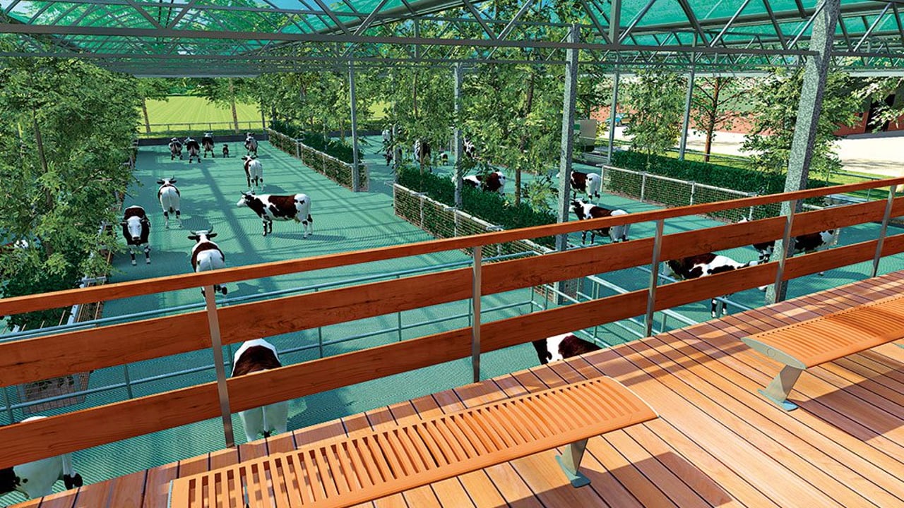 An artist's impression of the Floating Farm. Image source: Beladon