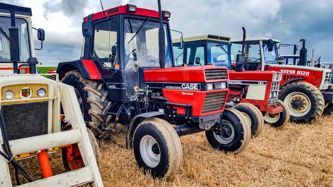 Some of the tractors on display at last year's event