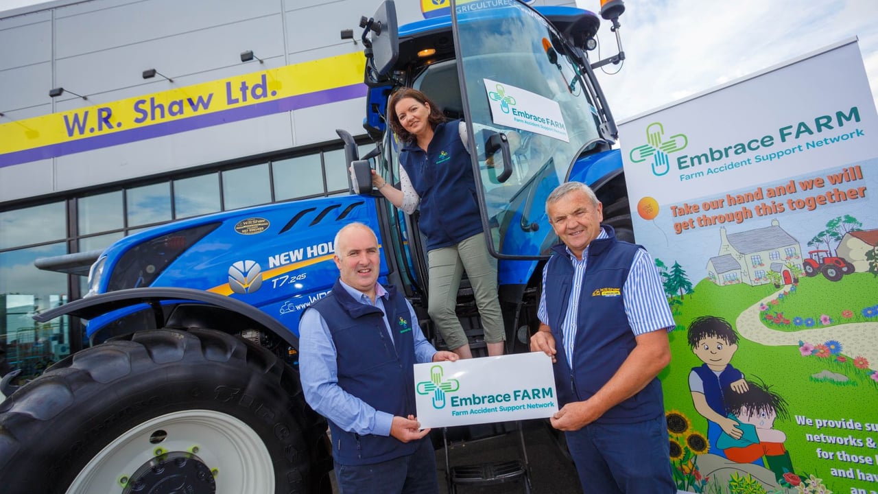 L-R: Brian Rohan; Norma Rohan; and Billy Shaw of WR Shaw