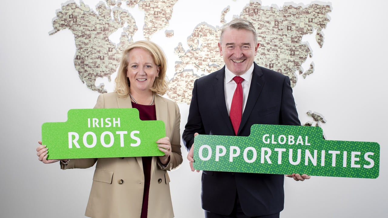 L-R: Majella Darcy, group HR director, Ornua; and John Jordan, CEO, Ornua 