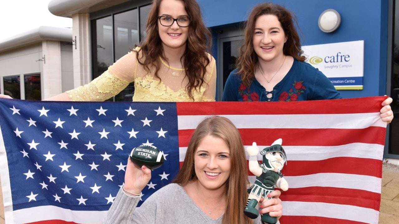 L-R: Claire McConkey, Larne; Hannah Whittle, Dungannon; and Erin Shields, Newry