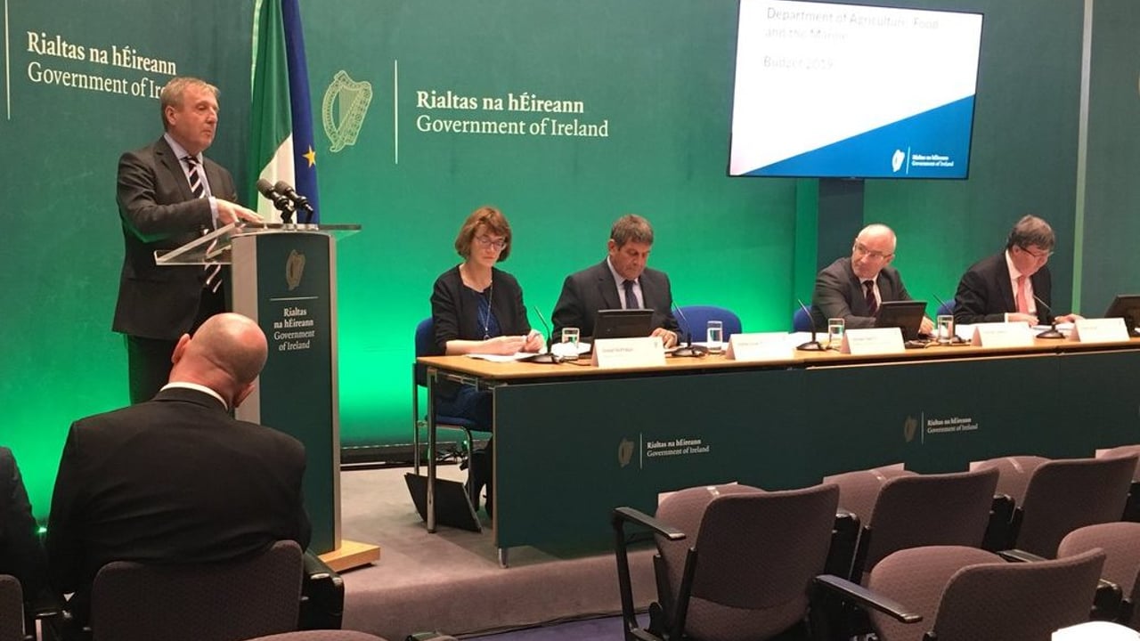 Minister for Agriculture, Food and the Marine Michael Creed