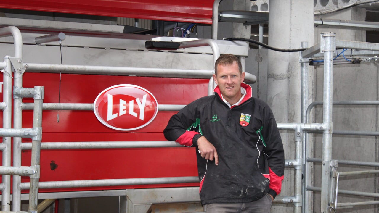 Niall Moore pictured on his farm