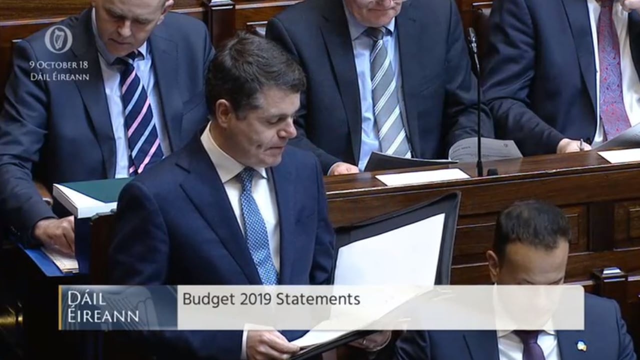 Minister for Finance and Public Expenditure, Paschal Donohoe