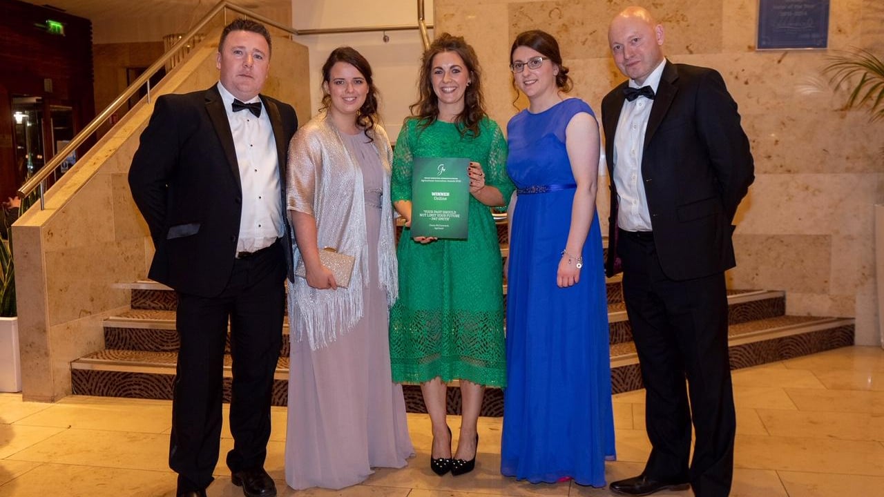 Cormac Farrelly; Rachel Martin; Claire Mc Cormack; Siobhan Walsh; and Jim Breen. Image source: Dylan Vaughan