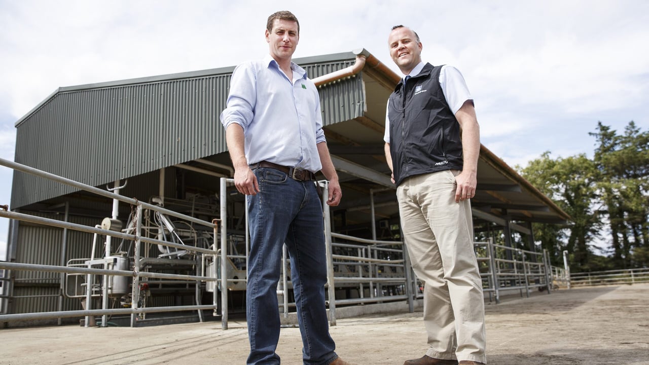 Pictured at the launch of the IGA Dairy Conference, current IGA president Ciaran Lynch and past IGA president Jan Jensma