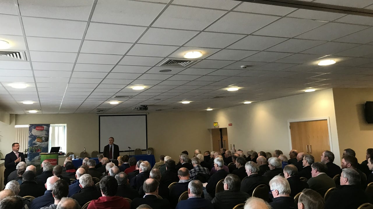 Some of the crowd at the Dairygold Tillage Conference today