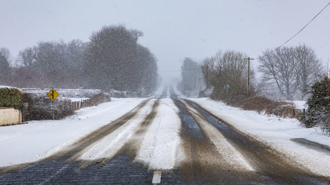 Status Yellow ice warning extended for whole country