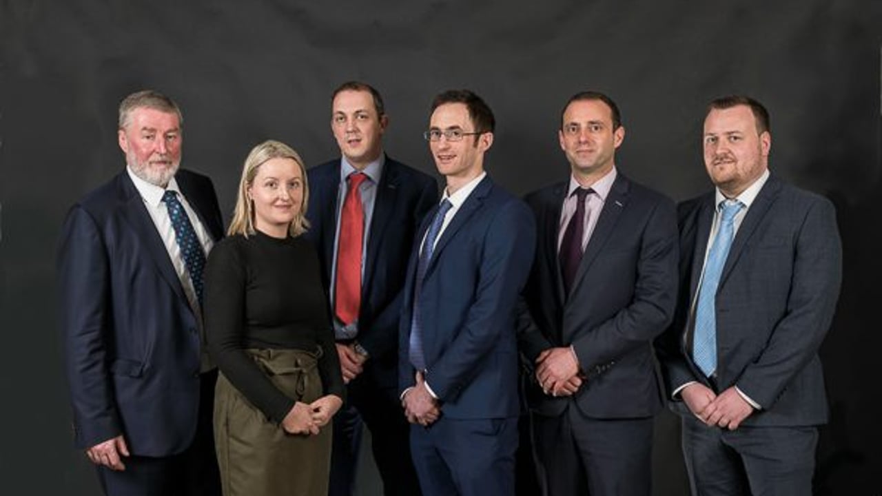L-R: Michael Walker, Curran Moore & Co.; Claire Hanrahan, FDC Group; Pat Dore, FDC Financial Services Limited; Donald O’Sullivan, Curran Moore & Co.; Ian Holohan, Curran Moore & Co.; and Chris Foley, FDC Tax Department