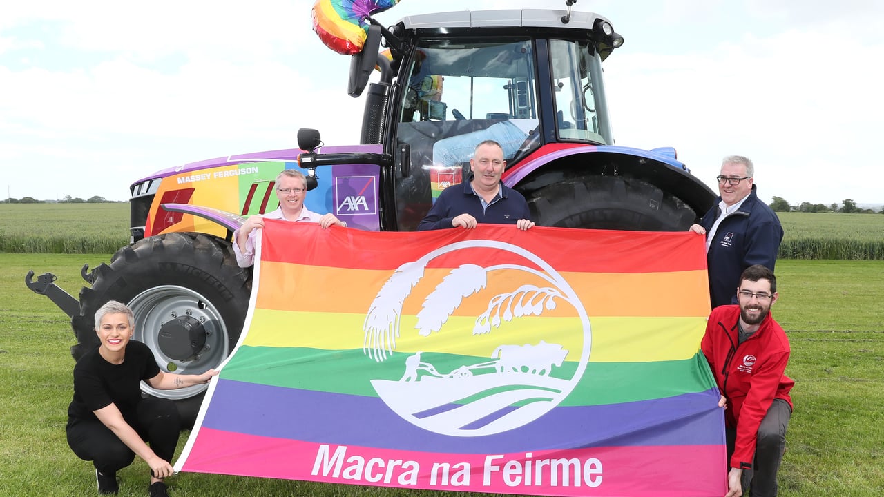 L-R: Maria Walsh, MEP; Denis Duggan, Macra; Christy Doherty, Axa; Hugh O'Neill, Axa; and Thomas Duffy, Macra