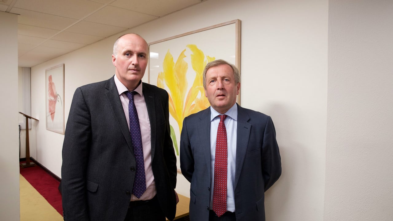 L-R: ICMSA president Pat McCormack; and Minister for Agriculture, Food and the Marine Michael Creed